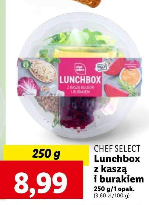 Lunchobox z kaszą i burakiem Chef select promocja