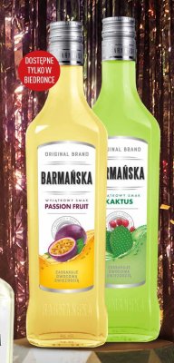 Wódka Barmańska Passion Fruit 21% 500 ml promocja w Biedronka