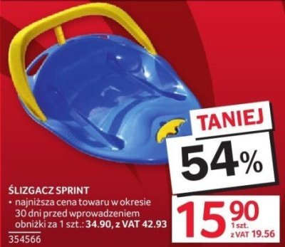 Ślizgacz Sprint promocja w Selgros
