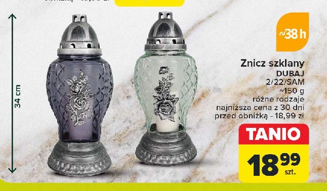 Znicz dubaj 艣redni 38 h 150 g promocja