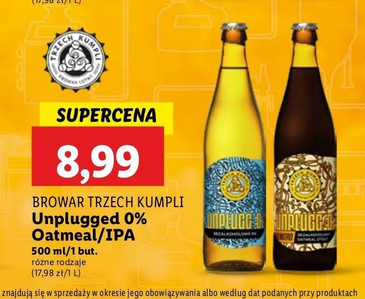 Piwo Trzech kumpli unplugged citrus apa promocja