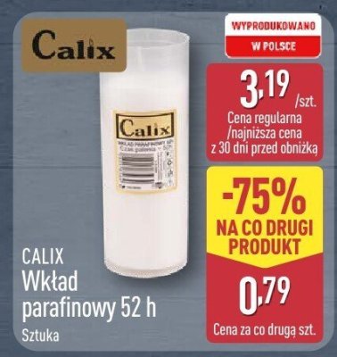 Wkład parafinowy 52 h promocja w Aldi