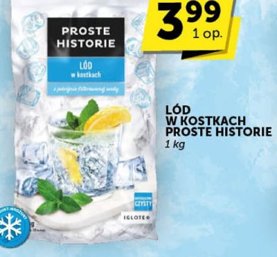 Lód w kostkach Proste Historie promocja w ABC