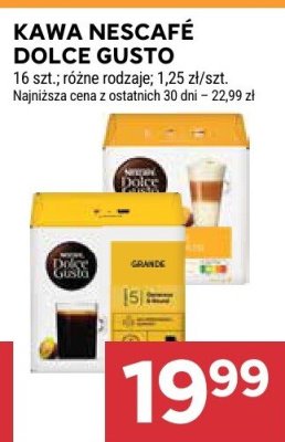 Kawa Nescafe Dolce Gusto różne rodzaje promocja w Stokrotka