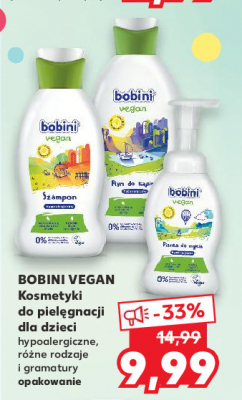 Pianka do mycia hypoalergiczna Bobini vegan promocja