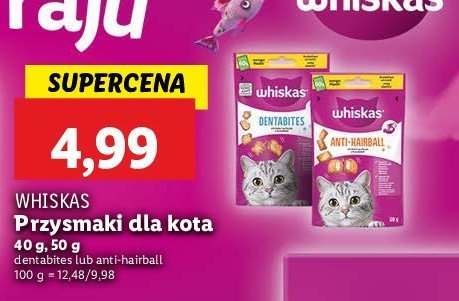 Przysmak dla kot贸w Whiskas dentabits promocja