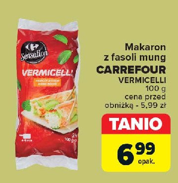 Makaron vermicelli Carrefour promocja