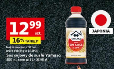 Sos sojowy do sushi Yamasa promocja w Auchan