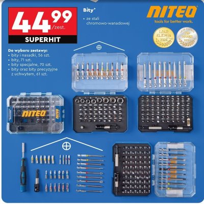 Bity Niteo tools promocja