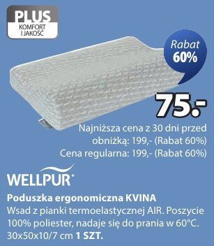 Poduszka ergonomiczna KVINA promocja w Jysk