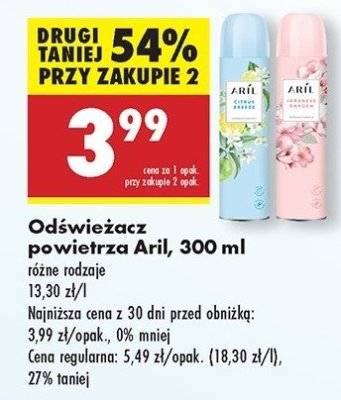 Odświeżacz powietrza citrus Aril promocja