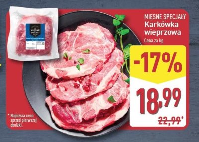 Kark贸wka wieprzowa Mi臋sne specja艂y zawsze 艣wie偶e (aldi) promocja