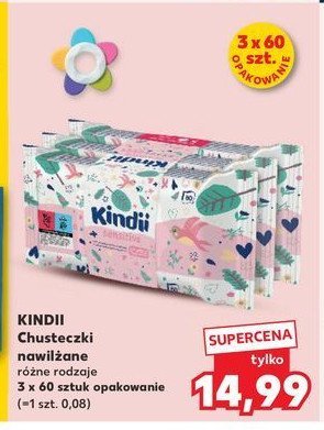 Chusteczki wilgotne ultra sensitive Cleanic kindii promocja