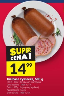 Kiełbasa żywiecka, 500 g promocja w Twój Market
