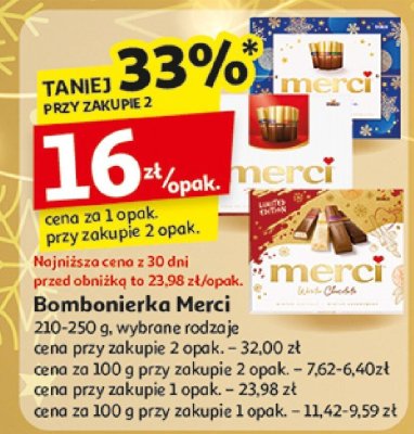 Bombonierka Merci promocja w Auchan