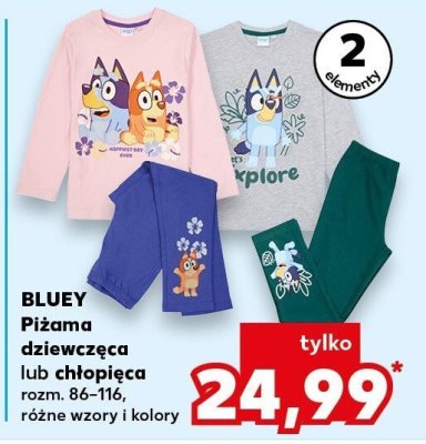 Piżama dziewczęca lub chłopięca promocja w Kaufland