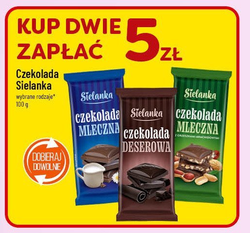 Czekolada mleczna orzechowa Sielanka promocja w POLOmarket