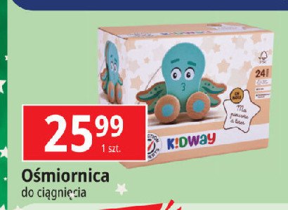 Ośmiornica do ciągnięcia Kidway promocja w Leclerc