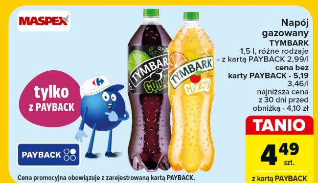 Napój gazowany pomarańcza- mango promocja