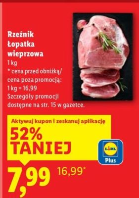 Łopatka wieprzowa promocja w Lidl