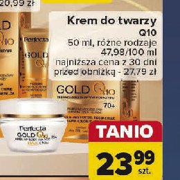 Krem do twarzy 70+ Perfecta gold q10 promocja