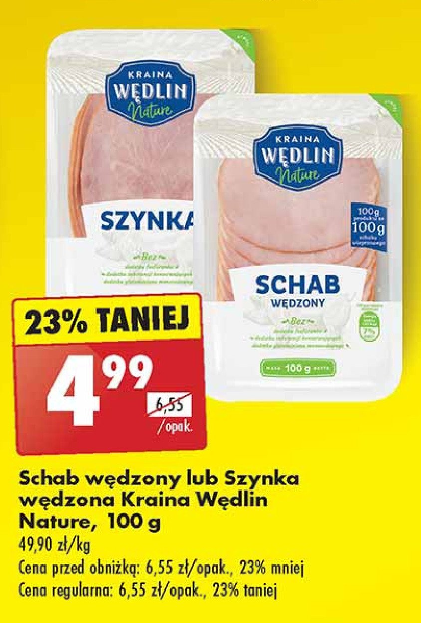 Schab wędzony Kraina wędlin promocja