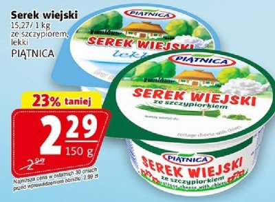Serek wiejski promocja w Prim Market
