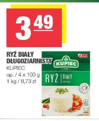 Ryż biały długoziarnisty Kupiec promocja w SPAR