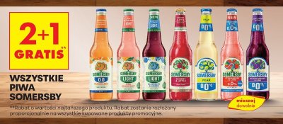 Piwo Somersby wszystkie rodzaje promocja w Biedronka