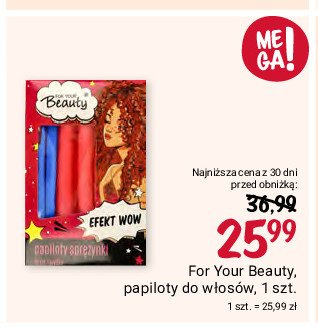 Papiloty For your beauty promocja