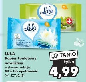 Nawilżany papier toaletowy z kory dębu Lula promocja