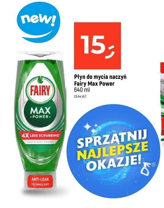 Płyn max power Fairy promocja