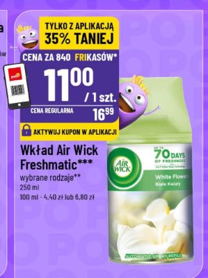 Wkład Air Wick Freshmatic wybrane rodzaje promocja w POLOmarket