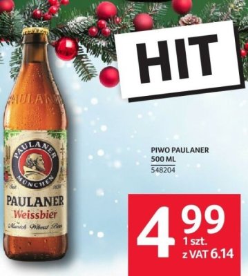 Piwo Paulaner 500ML promocja w Selgros