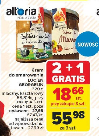 Krem mleczny GEORGELIN promocja w Carrefour Market