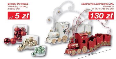 Bombki choinkowe promocja w KiK