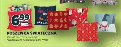 Poszewka świąteczna promocja w Stokrotka