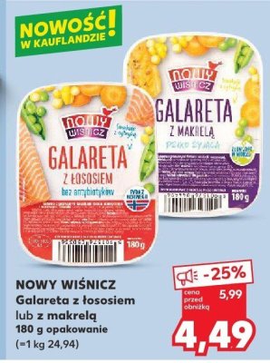 Galareta z łososiem lub z makrelą promocja w Kaufland