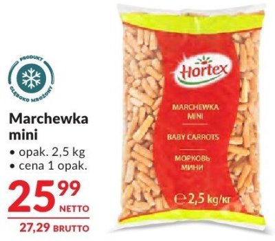 Marchewka mini Hortex promocja w Makro
