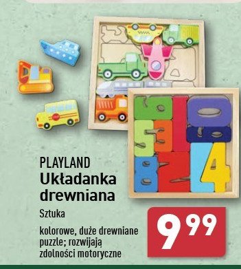 Układanka drewniana Playland promocja