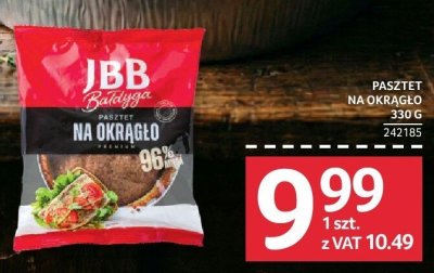 Pasztet na okrągło JBB 330 g promocja w Selgros