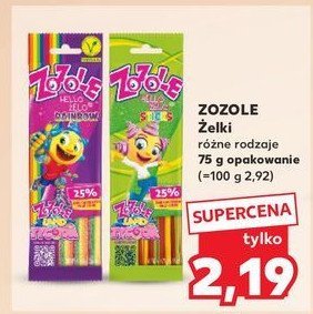 Żelki sticks Zozole promocja