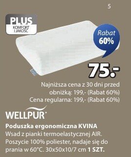 Poduszka ergonomiczna KVINA promocja w Jysk