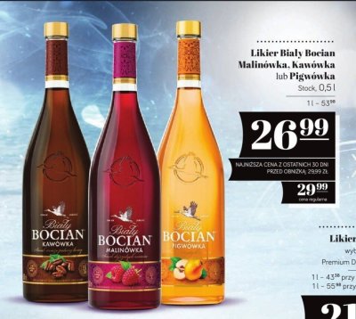 Likier Biały Bocian Kawówka 0,5l Stock promocja w POLOmarket