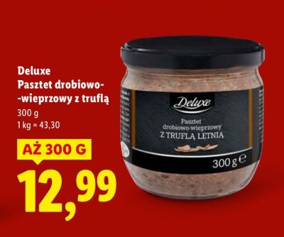 Pasztet Deluxe Pasztet drobiowo-wieprzowy z truflą promocja w Lidl