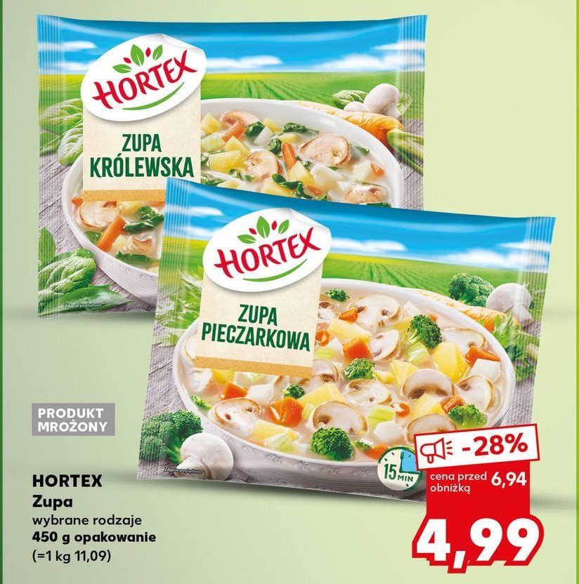 Zupa pieczarkowa Hortex promocja