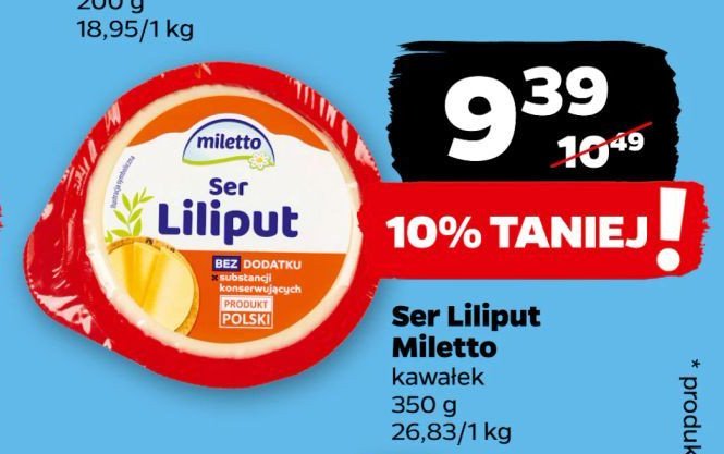 Ser liliput Miletto promocja