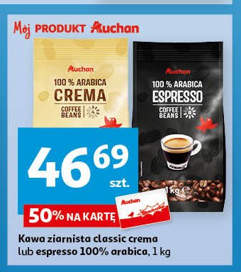 Kawa espresso Auchan promocja w Auchan