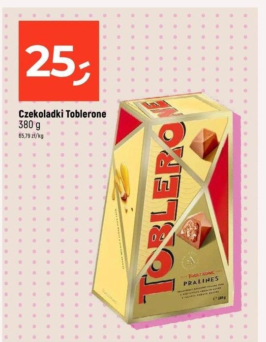 Praliny Toblerone promocja w Dealz