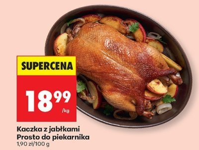 Kaczka z jabłkami Prosto do piekarnika promocja w Biedronka